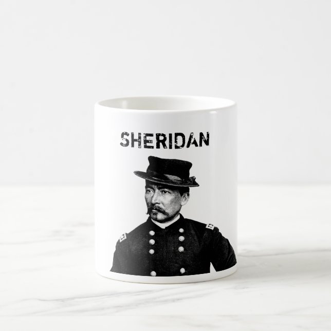 Major General Philip Sheridan Coffee Mug (Center)