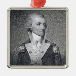 Major General Thomas Sumter (1734-1832) engraved b Metal Tree Decoration