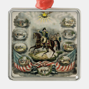 Major General William Henry Harrison, c.1813 Metal Ornament