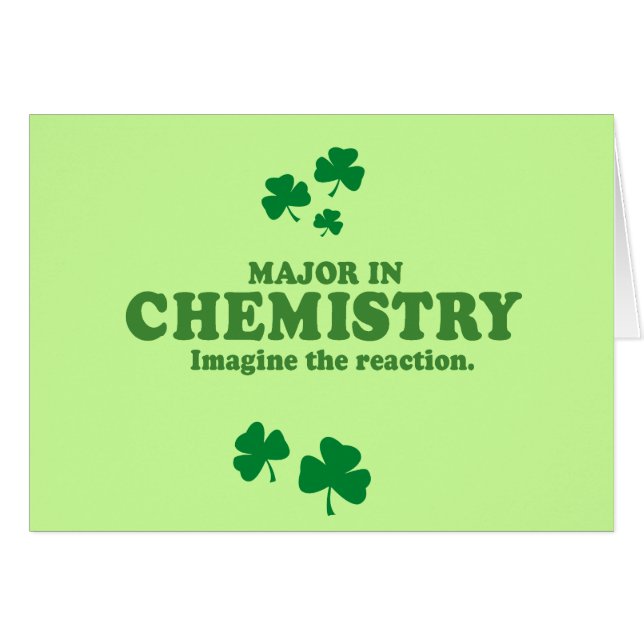 MAJOR IN CHEMISTRY - IMAGINE THE REACTION (Front Horizontal)