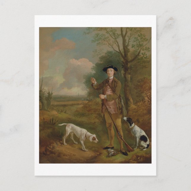 Major John Dade (1726-1811) of Tannington, Suffolk Postcard (Front)