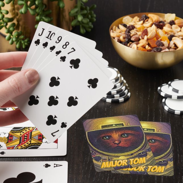 Major (Kitty)Tom: Playing Cards (In Situ)