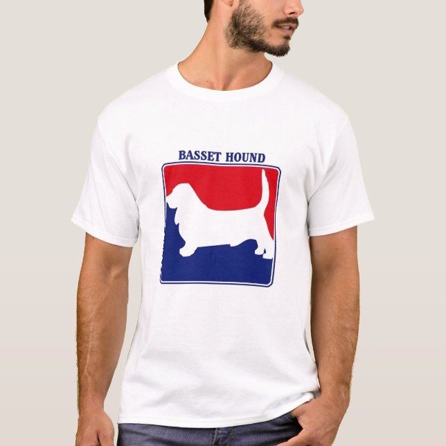 Major League Basset Hound t-shirt (Front)