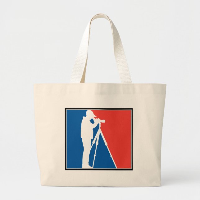 Major League Birder Large Tote Bag (Front)