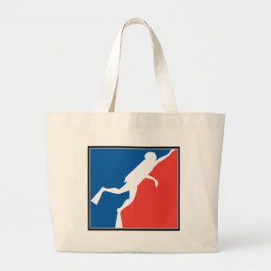 Major League Diver Large Tote Bag