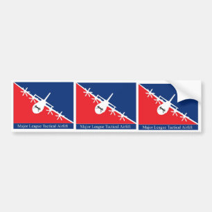 major league tac air bumper sticker