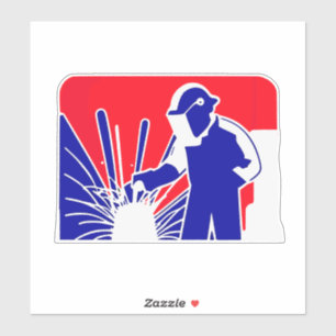 Major League Welder Sticker – Perfect for Proud We