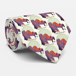Major Loser Teach Me Not To Care Neck Tie