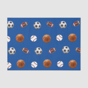 Major Sports Theme Tissue Paper
