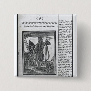 Major Stepe Bonnet, from 'Histories and Lives 15 Cm Square Badge