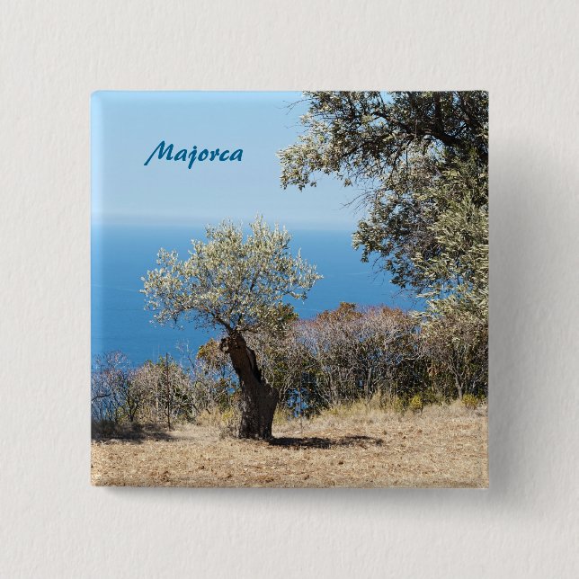 Majorca 15 Cm Square Badge (Front)