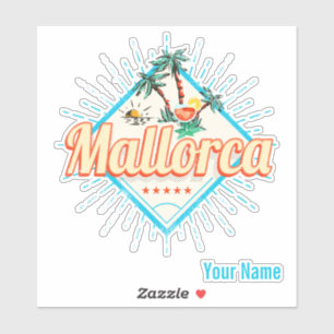 Majorca Balearic Island Retro Parrot Vintage