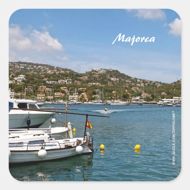 Majorca Square Sticker (Front)