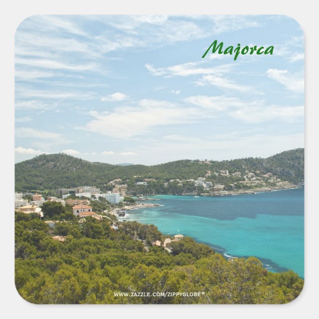 Majorca Square Sticker (Front)