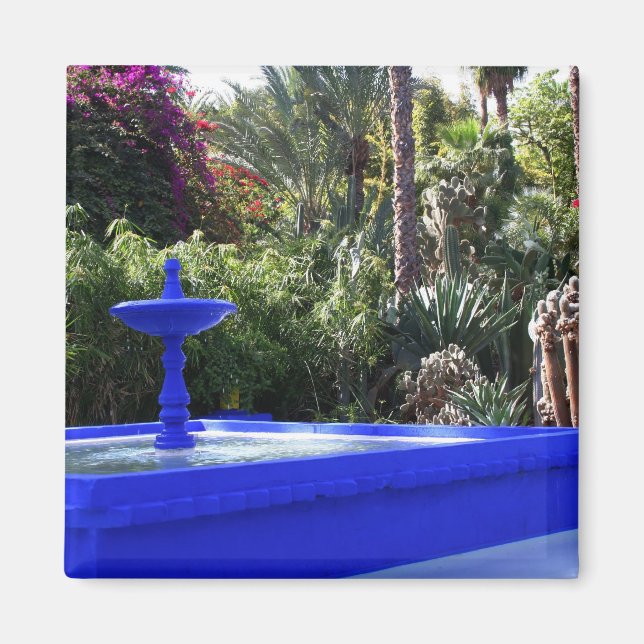 Majorelle garden magnet (Front)