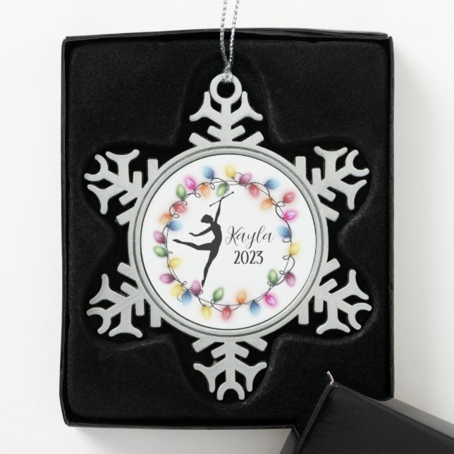 Majorette Baton Twirler Christmas Ornament (Box)