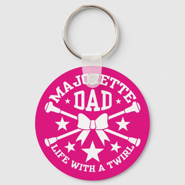 Majorette Dad Key Ring (Front)