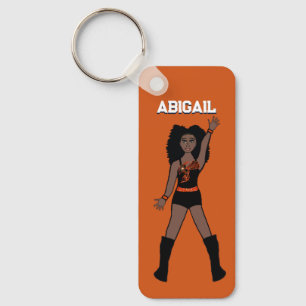 Majorette/ Dancer Keychain Orange Hornet A