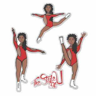 Majorette / Dancer Tri Pose Red