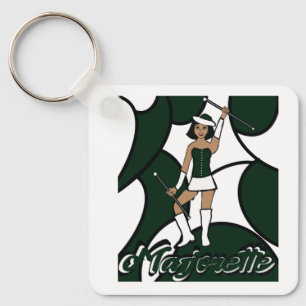 Majorette Keychain/ Forest Key Ring