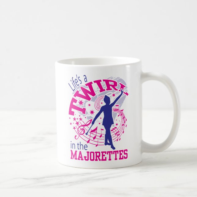 Majorettes, Baton Twirlers Coffee Mug (Right)