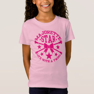 Majorettes, Majorette Star, Crossed Batons T-Shirt