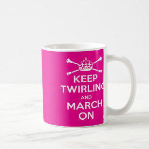 Majorettes Pink Keep Twirling Mug