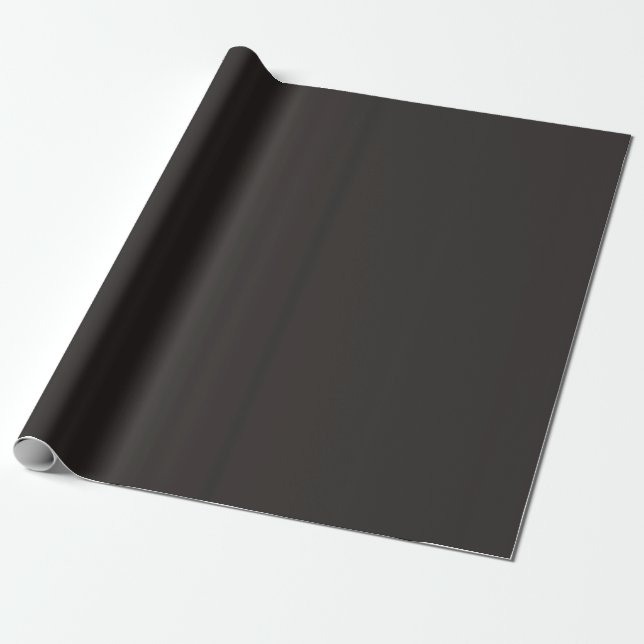 Majorly Handsome Black Colour Wrapping Paper (Unrolled)