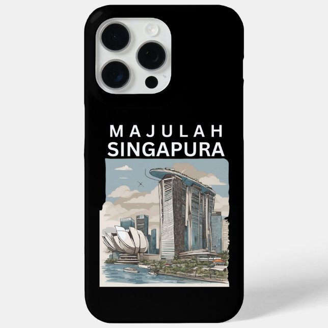 Majulah Singapura Case-Mate iPhone Case (Back)
