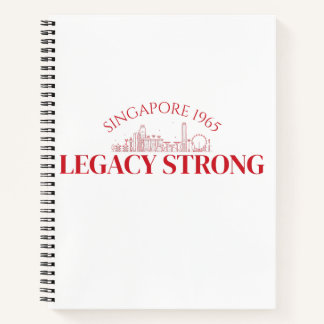 Majulah Singapura Celebration T-Shirt Notebook