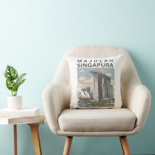 Majulah Singapura Cushion