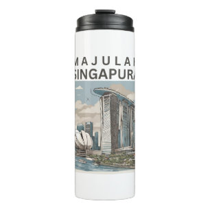 Majulah Singapura Thermal Tumbler