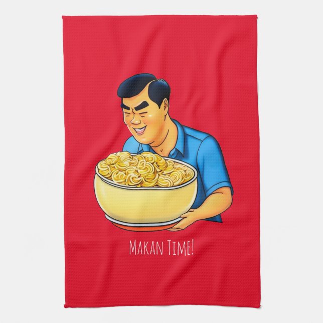 Makan Time Tea Towel (Vertical)