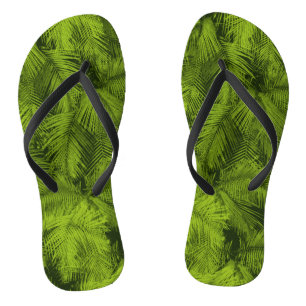 Makana Palms Hawaiian Tropical Leaves Thongs