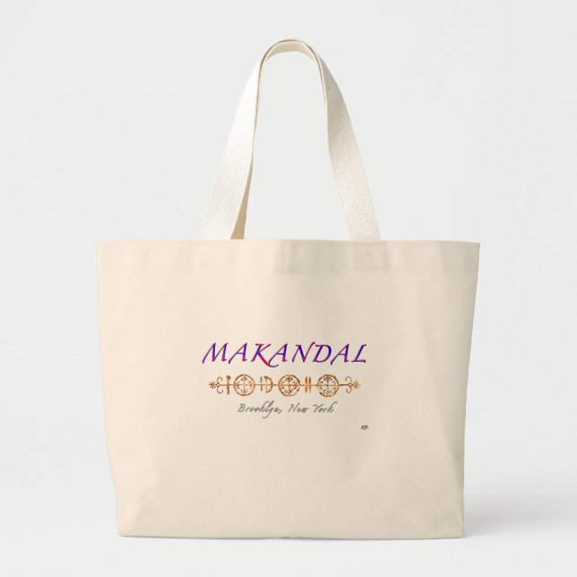 MAKANDAL-Bag Large Tote Bag (Front)