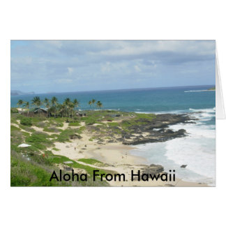 Makapu'u Beach, Aloha From Hawaii card