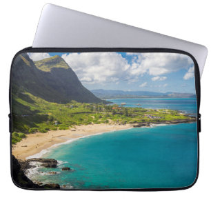 Makapuu Beach Coastline Laptop Sleeve