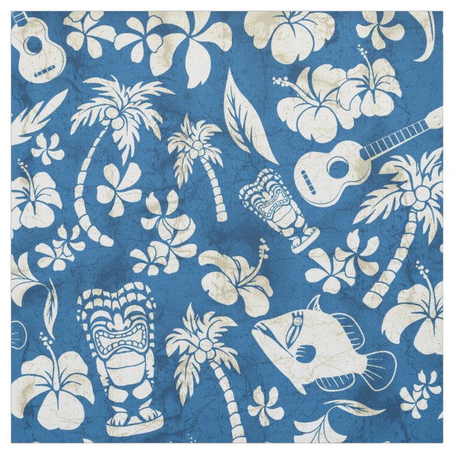 Makapuu Beach Hawaiian Batik Fabric (Swatch)