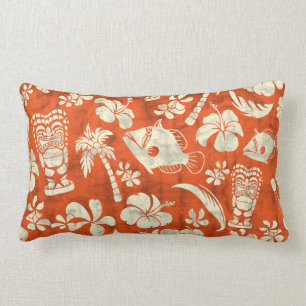 Makapuu Beach Hawaiian Batik Lumbar Pillows
