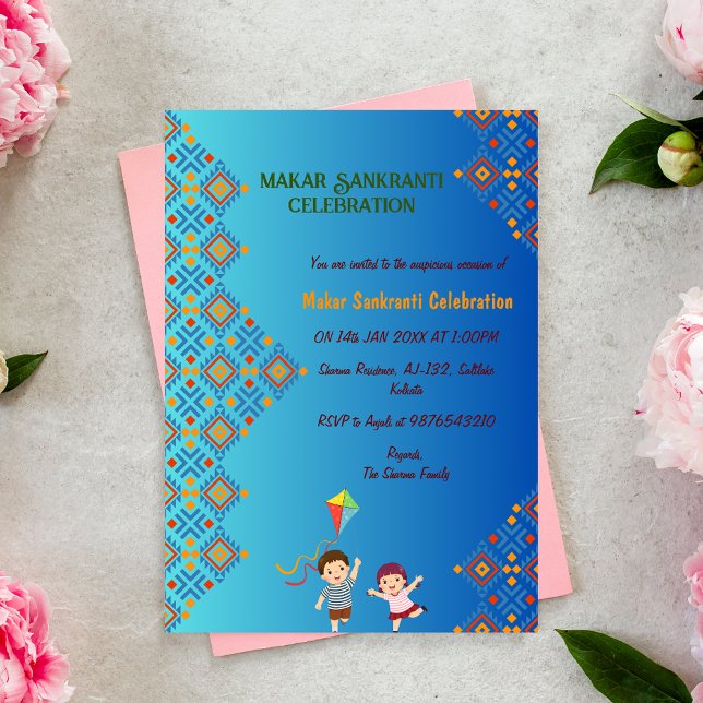 Makar Sankranti Celebration Invitation (Creator Uploaded)