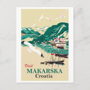 Makarska, Croatia Postcard