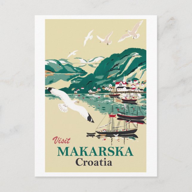Makarska, Croatia Postcard (Front)