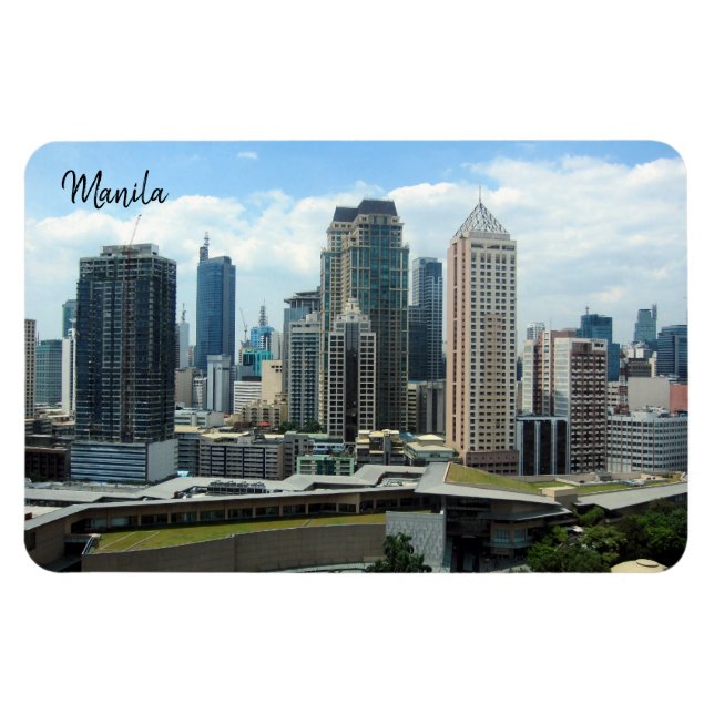makati skyline magnet (Horizontal)