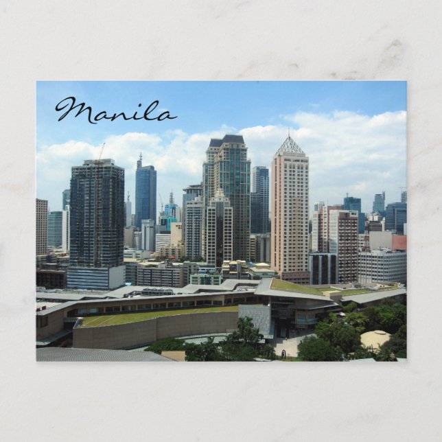makati skyline postcard (Front)
