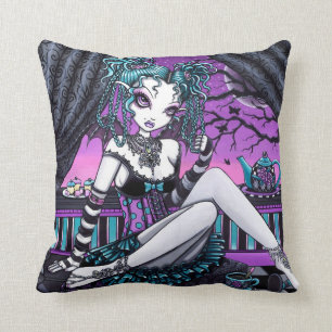 Makayla Couture Tea Party Gothic Fairy Pillow