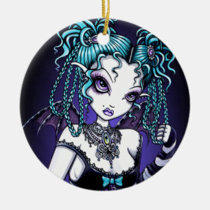 "Makayla" Gothic Couture Fairy Ornaments
