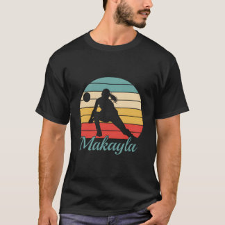 Makayla Name Personalized Volleyball T-Shirt