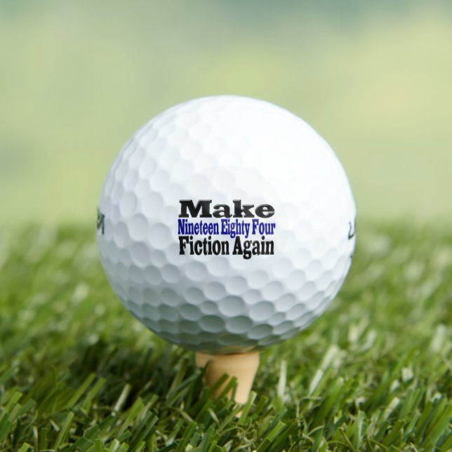 Make 1984 Fiction Again Golf Balls (Insitu Tee)