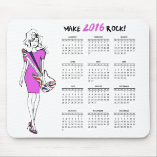 Make 2016 Rock! Mouse Pad