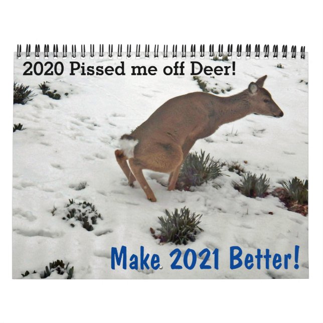 Make 2021 Better Deer Custom Calendar (Cover)